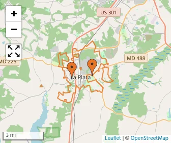 Area schools map
